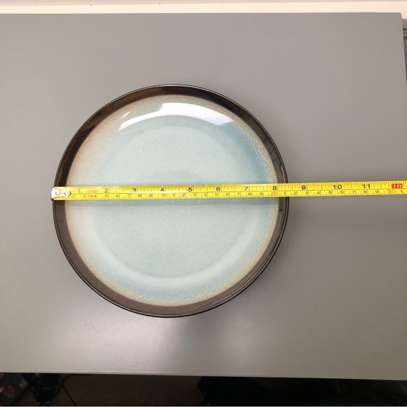 4 Essex Eclipse blue and brown 8.5 inch salad plates - Picture 6 of 6